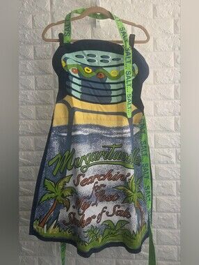 Rare Vintage Margaritaville Salt Shaker Apron - Jimmy Buffet